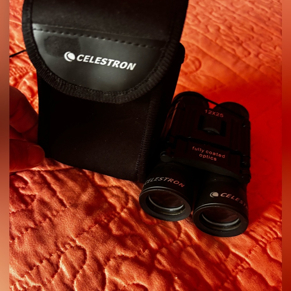 12x25 Celestron Compact Binoculars in Black